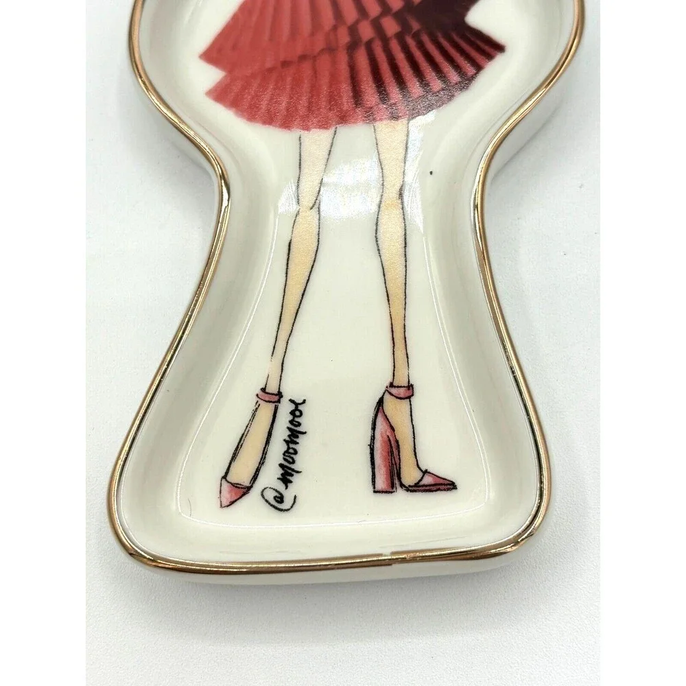 Santa Barbara‎ Design Studio Lili + Delilah Shaped Ceramic Trinket Tray Birthday